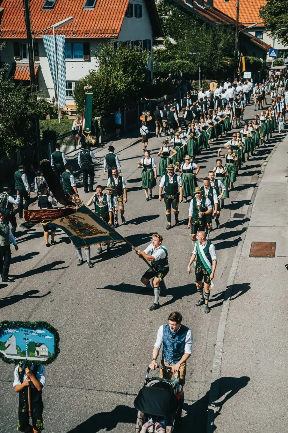 Festumzug des Burschenvereins Aubing